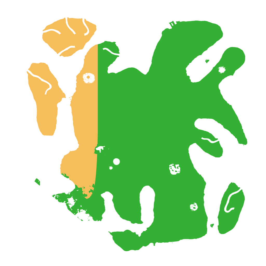 Biome Rust Map: Procedural Map, Size: 3510, Seed: 5341616