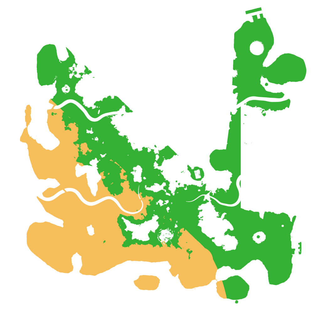 Biome Rust Map: Procedural Map, Size: 4000, Seed: 1818546757