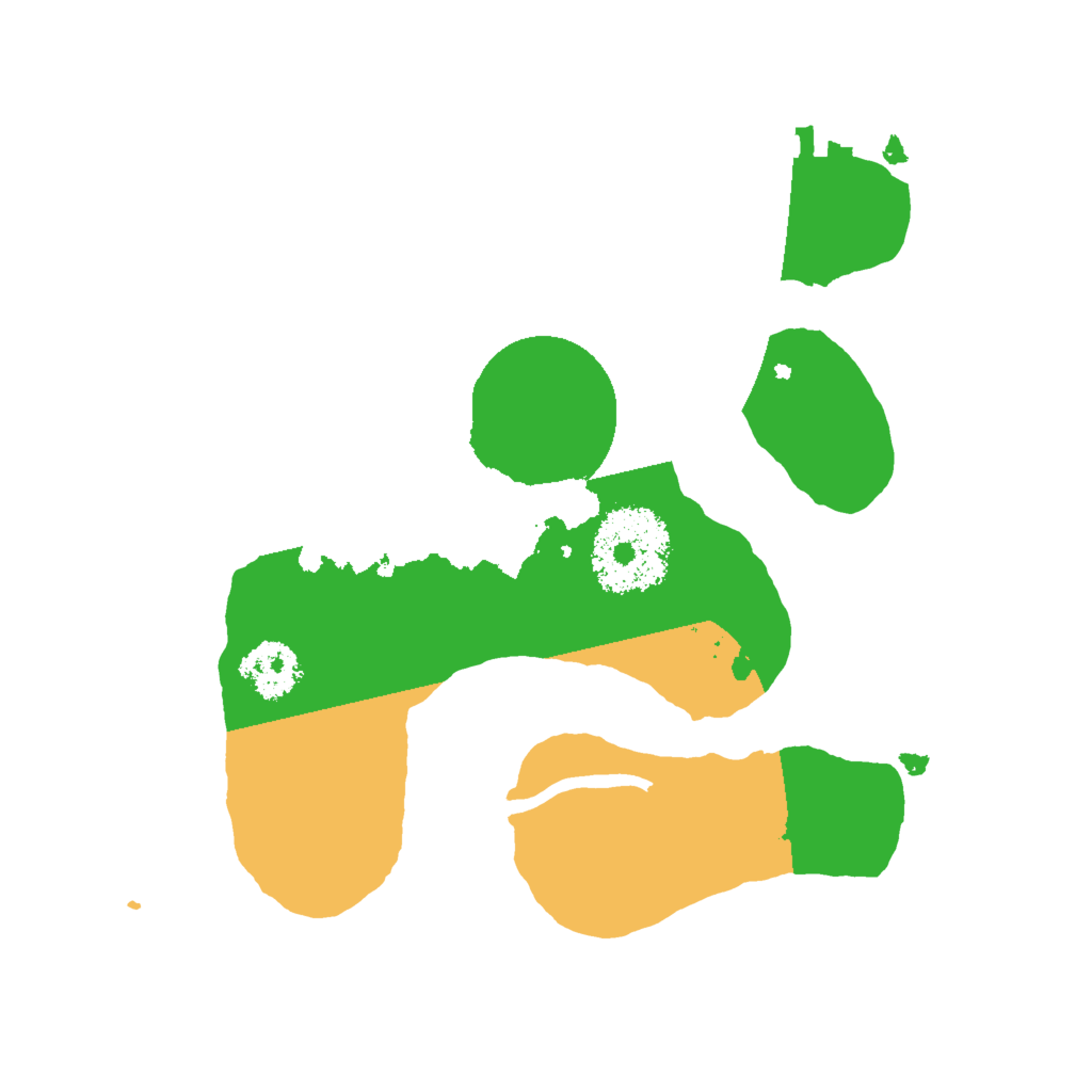 Biome Rust Map: Procedural Map, Size: 2000, Seed: 597516707