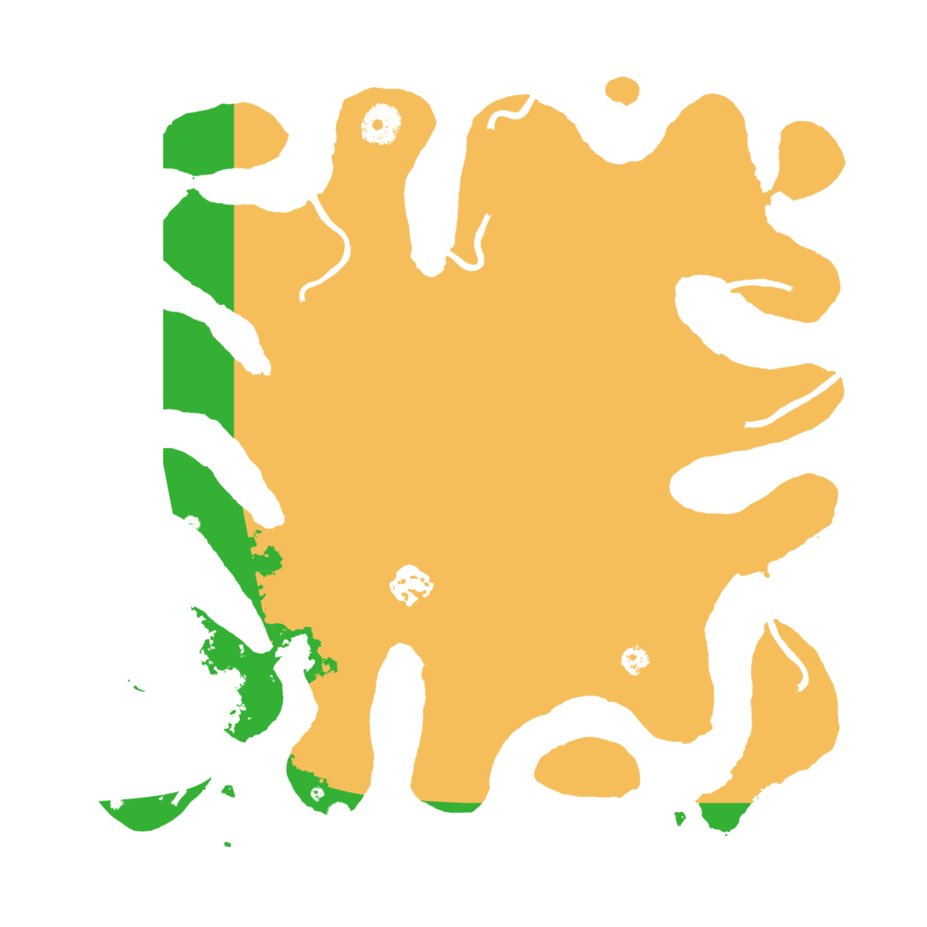 Biome Rust Map: Procedural Map, Size: 3500, Seed: 1606199