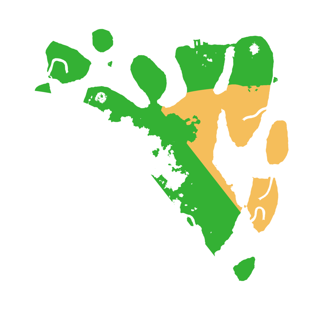 Biome Rust Map: Procedural Map, Size: 3000, Seed: 878643