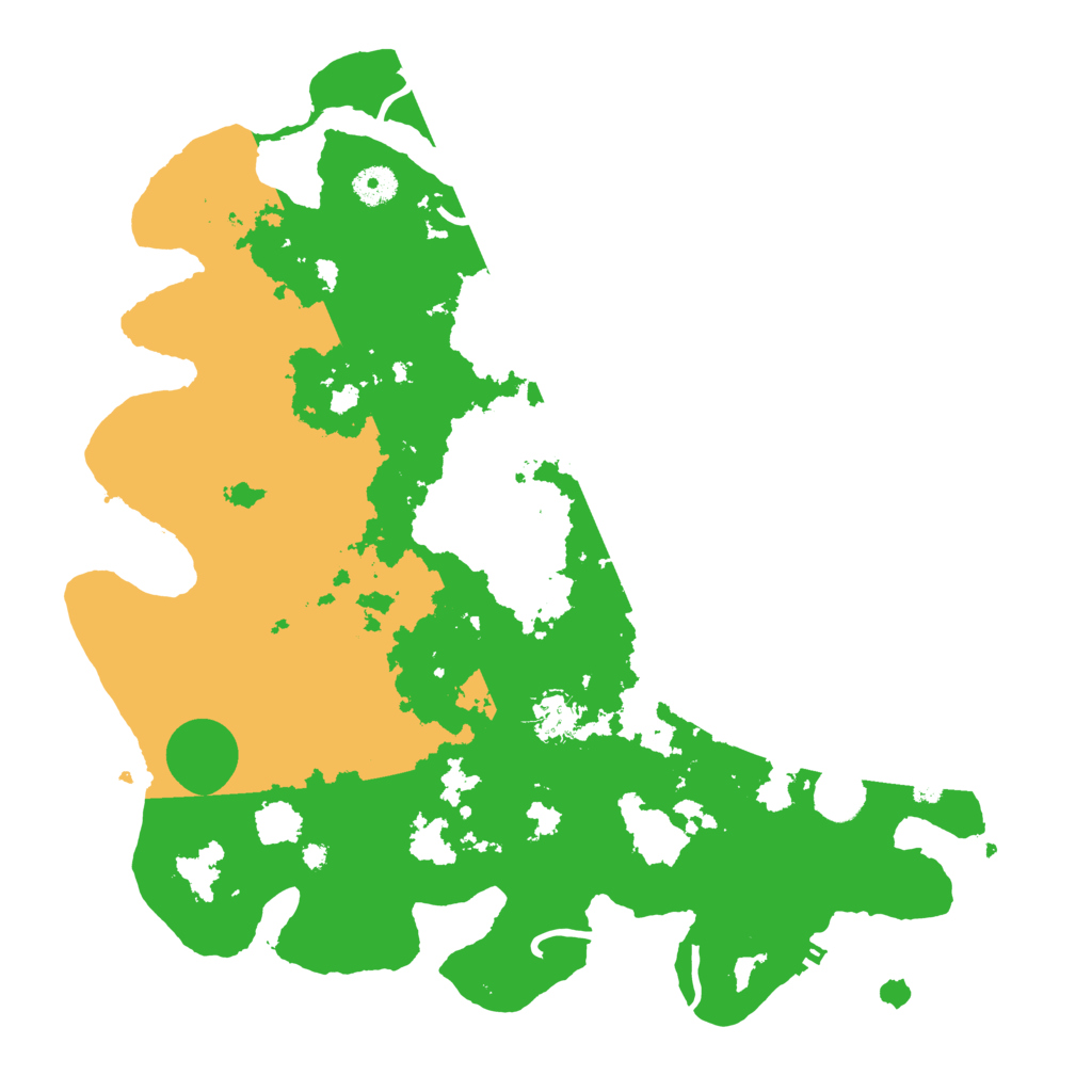 Biome Rust Map: Procedural Map, Size: 4000, Seed: 108053