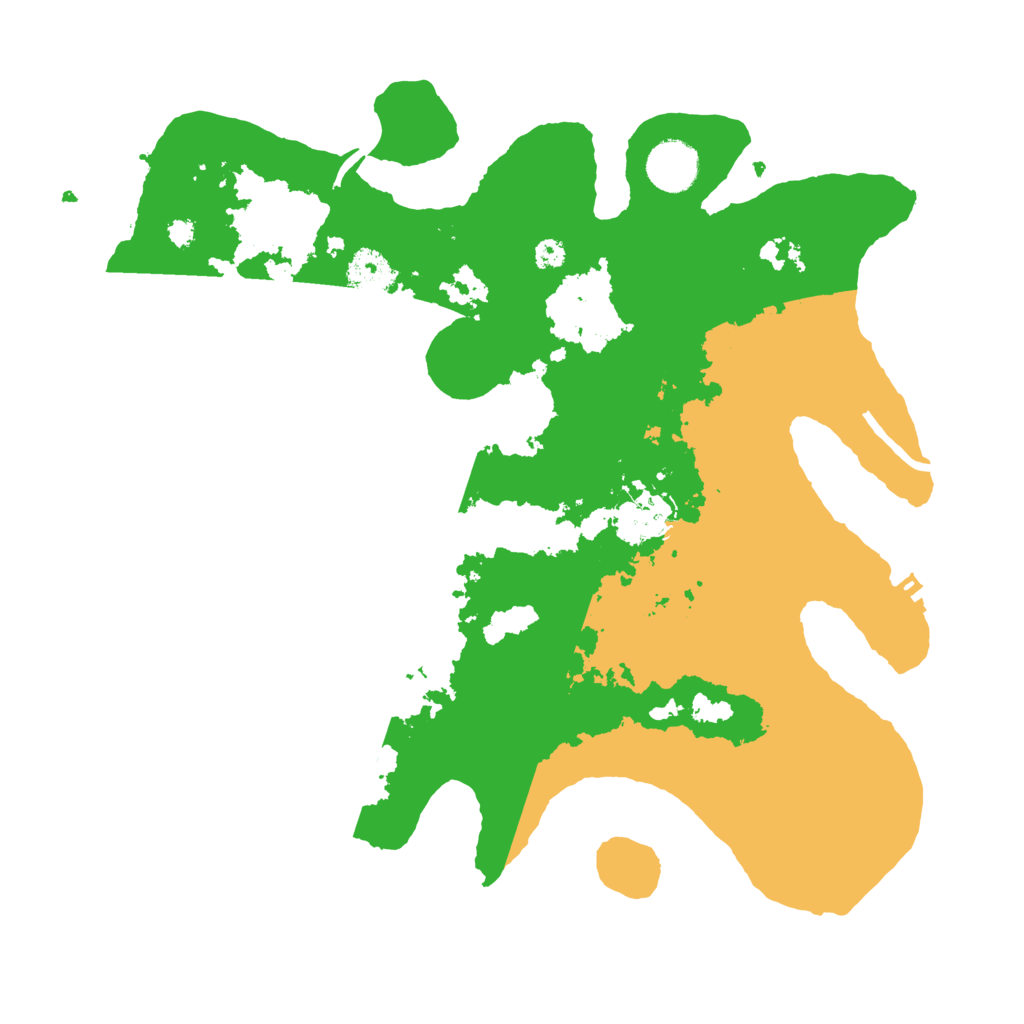 Biome Rust Map: Procedural Map, Size: 3500, Seed: 4523477
