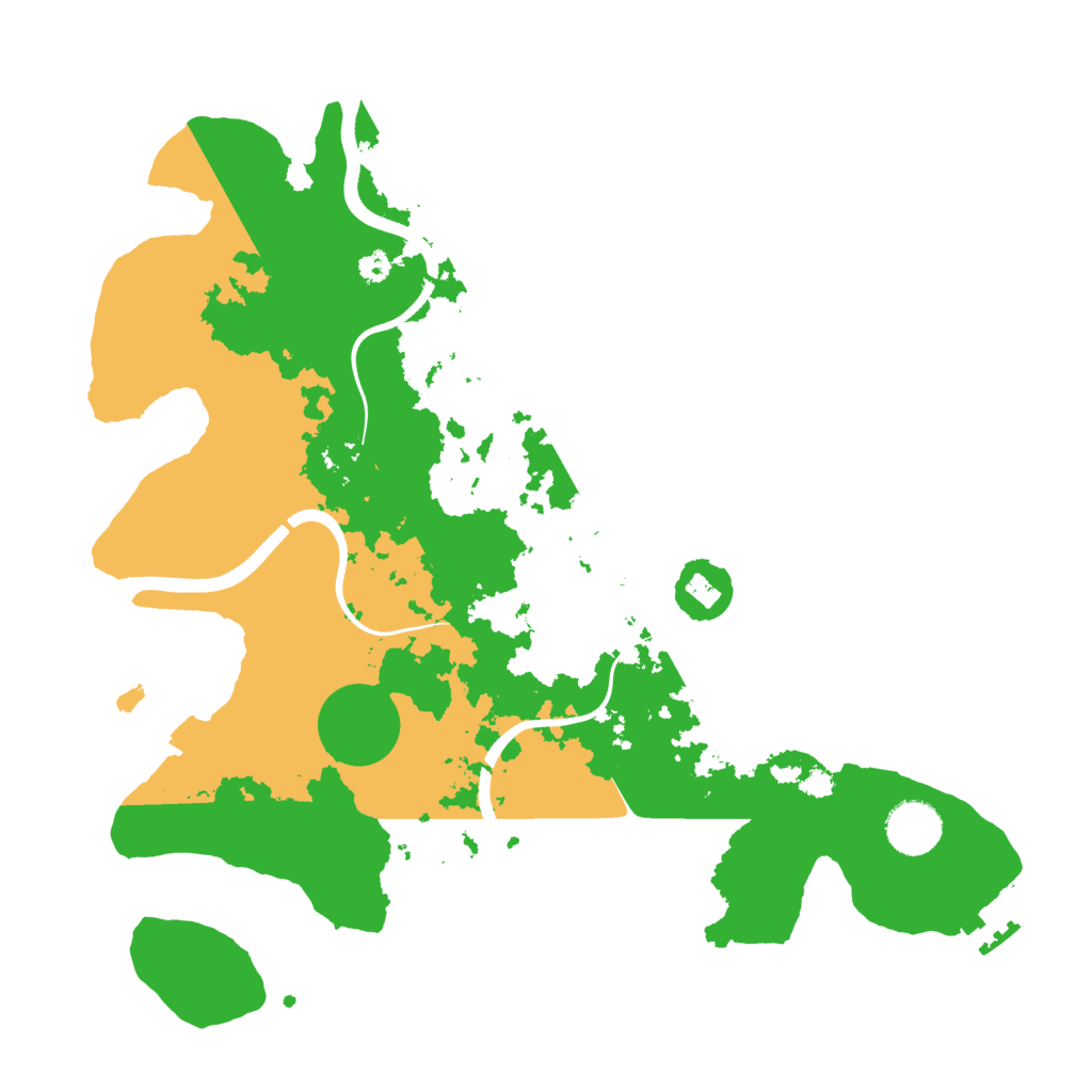 Biome Rust Map: Procedural Map, Size: 3510, Seed: 5955119