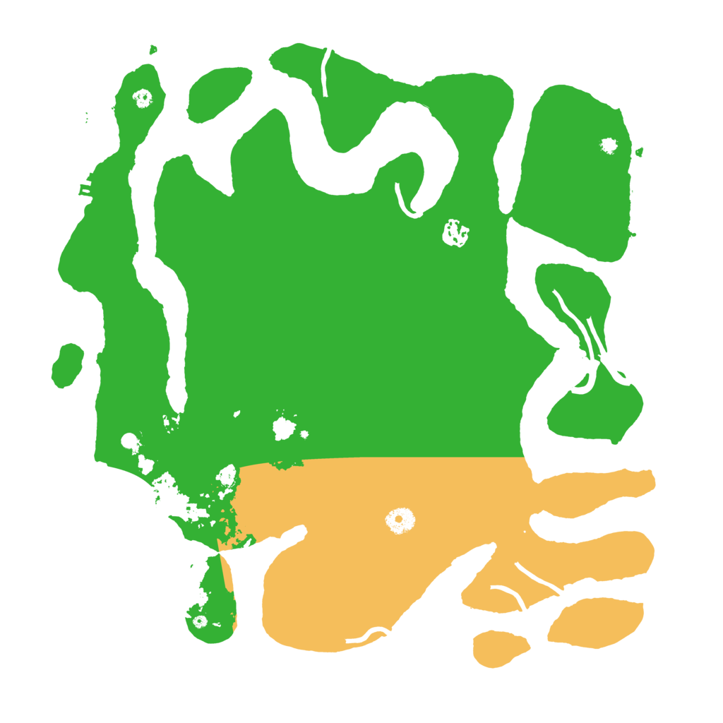 Biome Rust Map: Procedural Map, Size: 4000, Seed: 464242