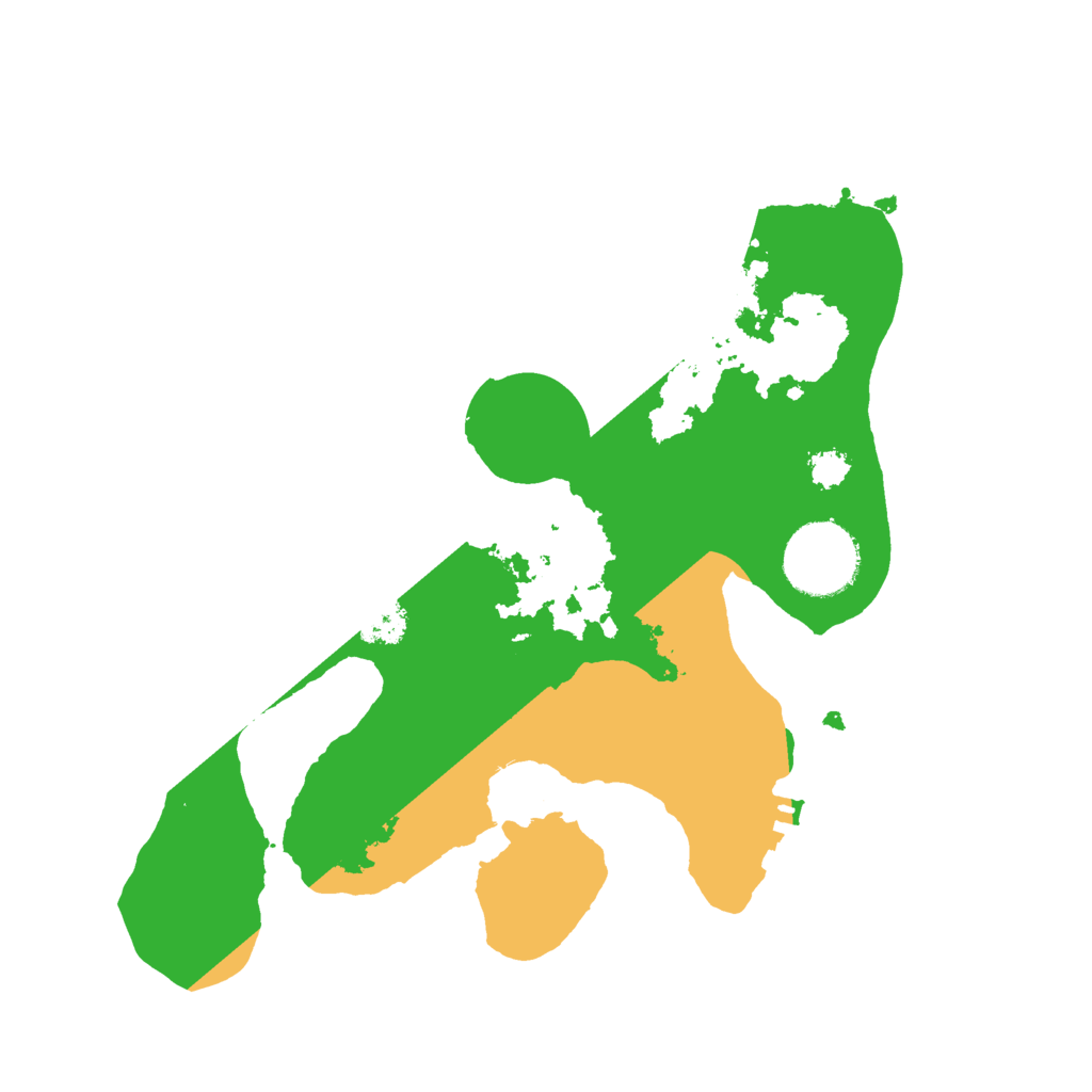 Biome Rust Map: Procedural Map, Size: 2600, Seed: 1907712344