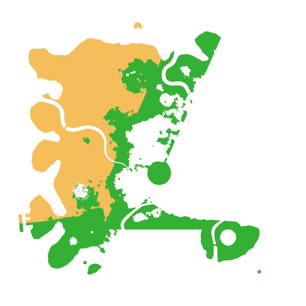Biome Rust Map: Procedural Map, Size: 3500, Seed: 4561