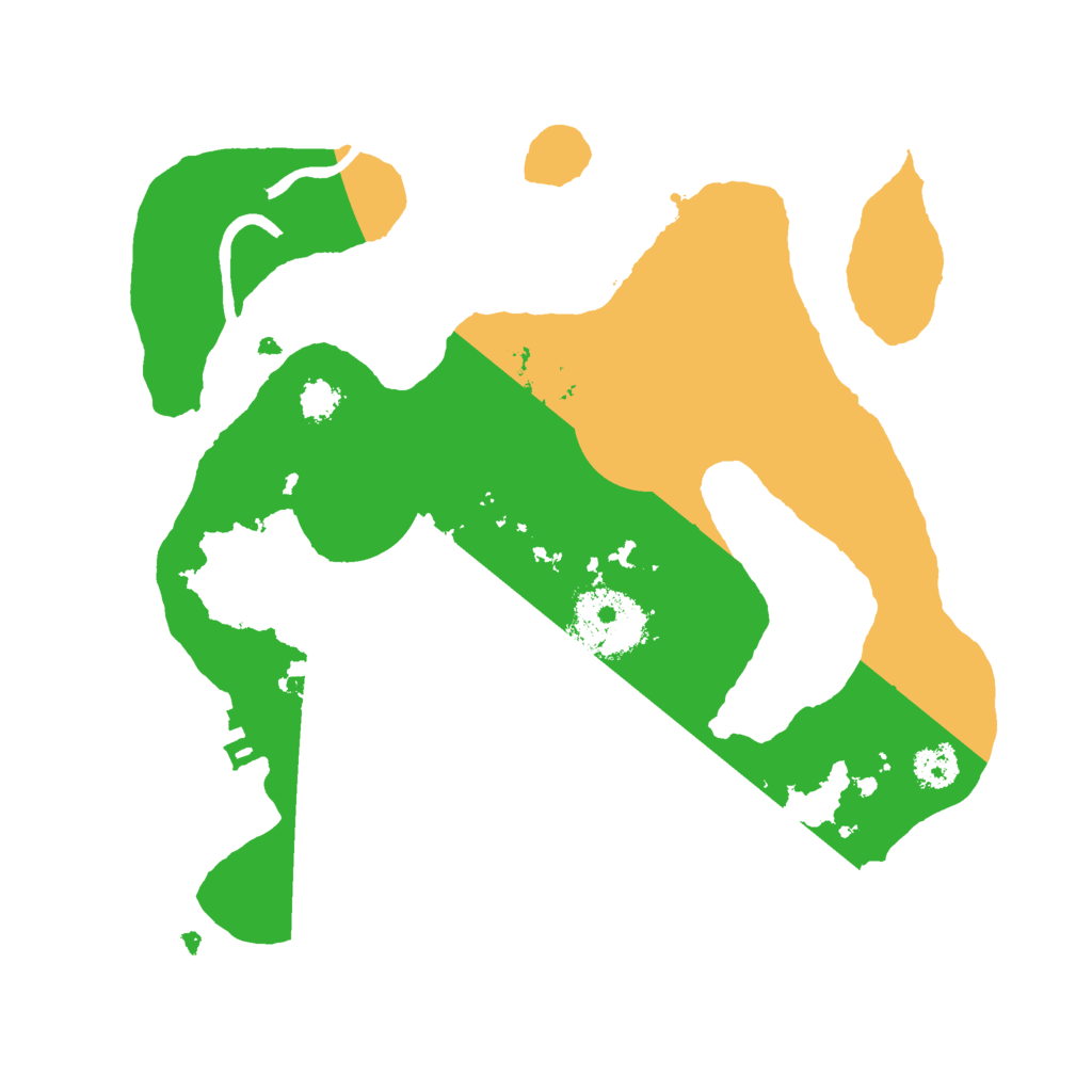 Biome Rust Map: Procedural Map, Size: 2500, Seed: 937499838