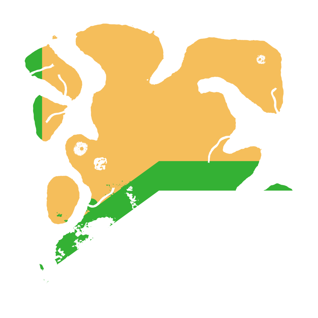 Biome Rust Map: Procedural Map, Size: 3510, Seed: 4515915