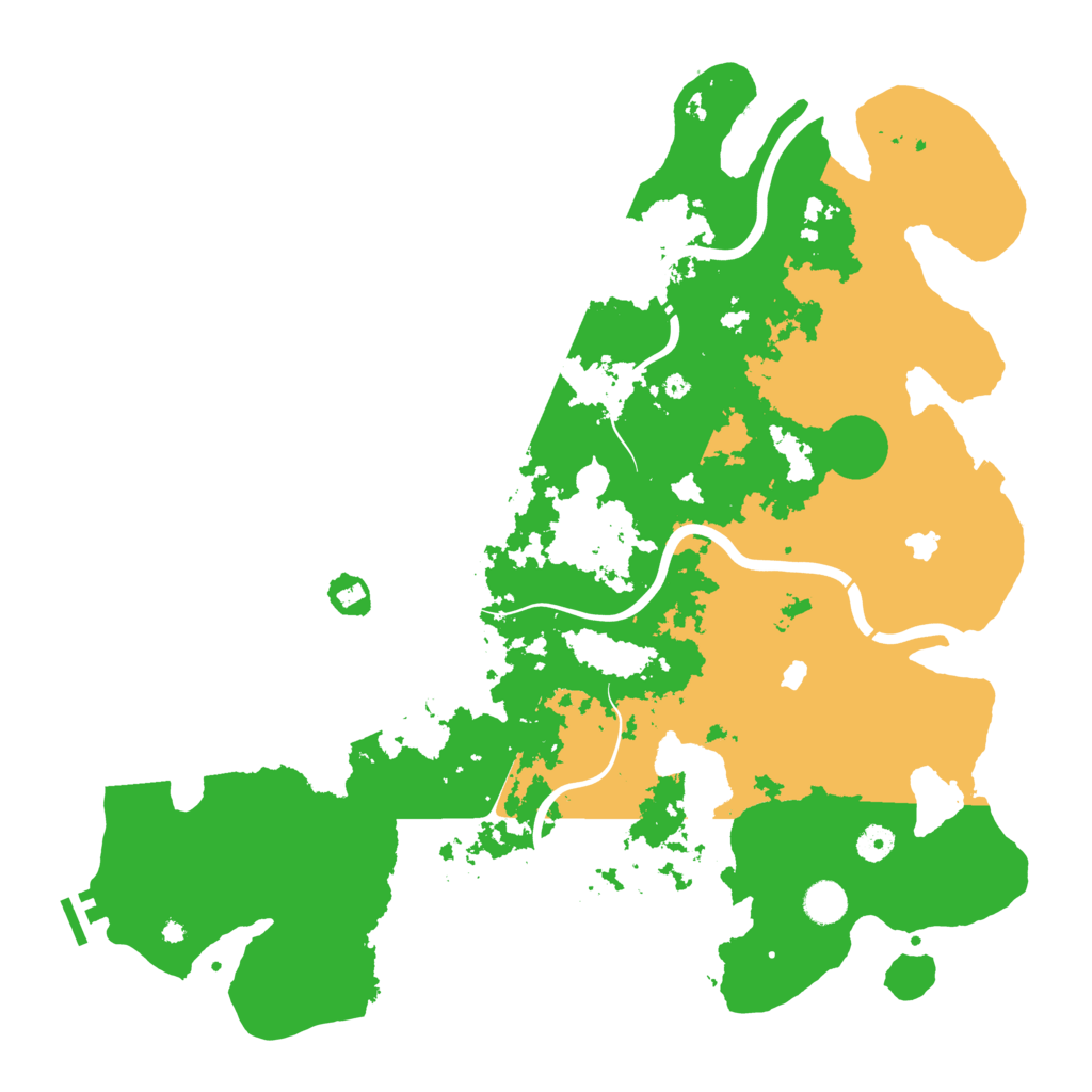 Biome Rust Map: Procedural Map, Size: 4500, Seed: 7876