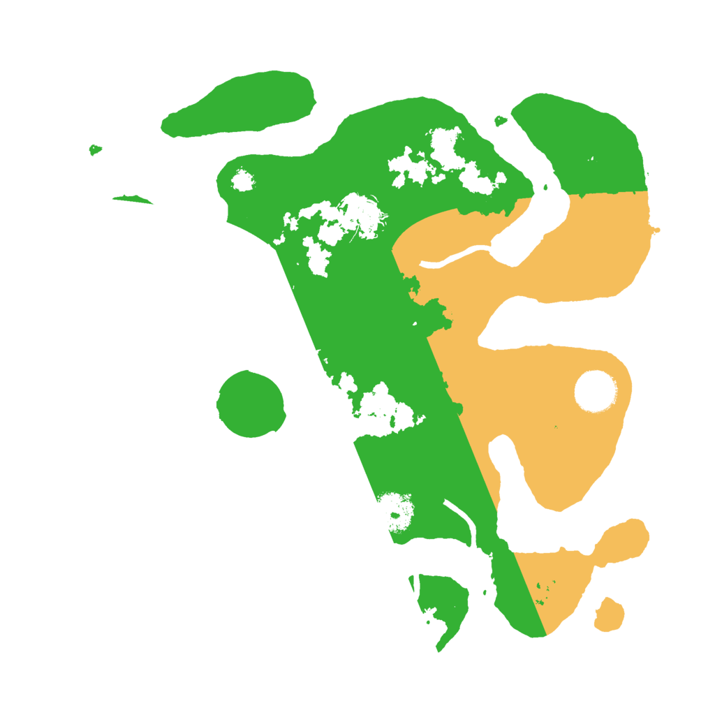 Biome Rust Map: Procedural Map, Size: 3000, Seed: 31397886