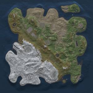 Thumbnail Rust Map: Procedural Map, Size: 4000, Seed: 94, 19 Monuments