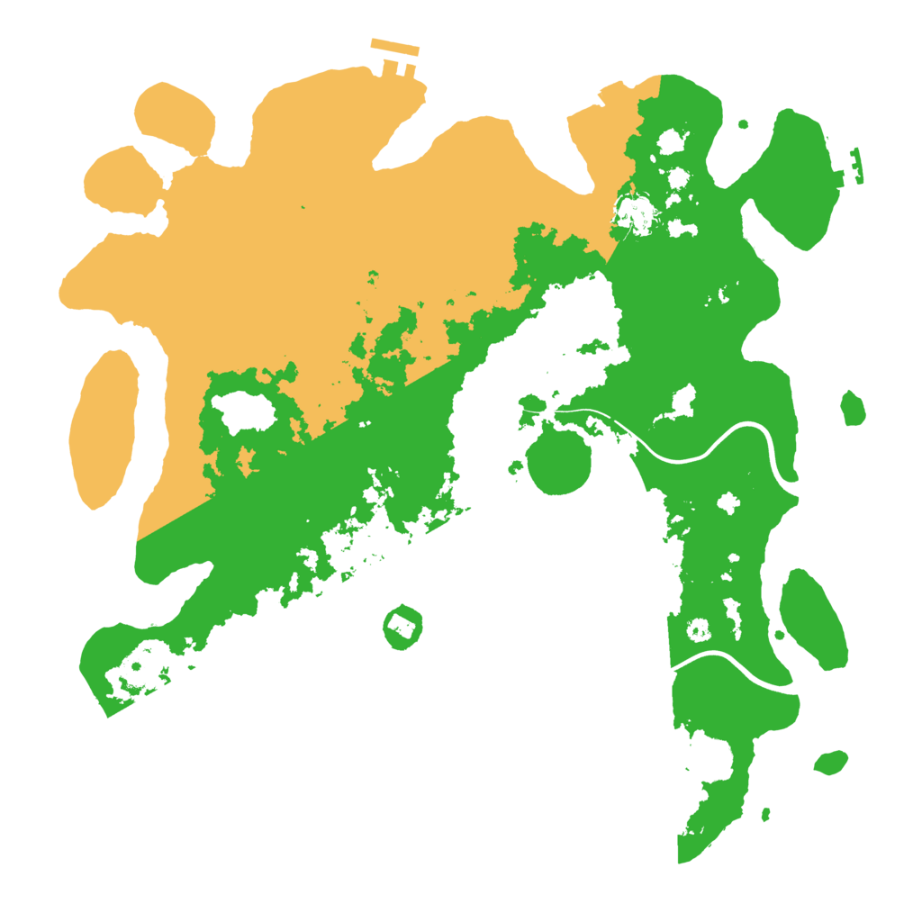 Biome Rust Map: Procedural Map, Size: 3850, Seed: 1542158952