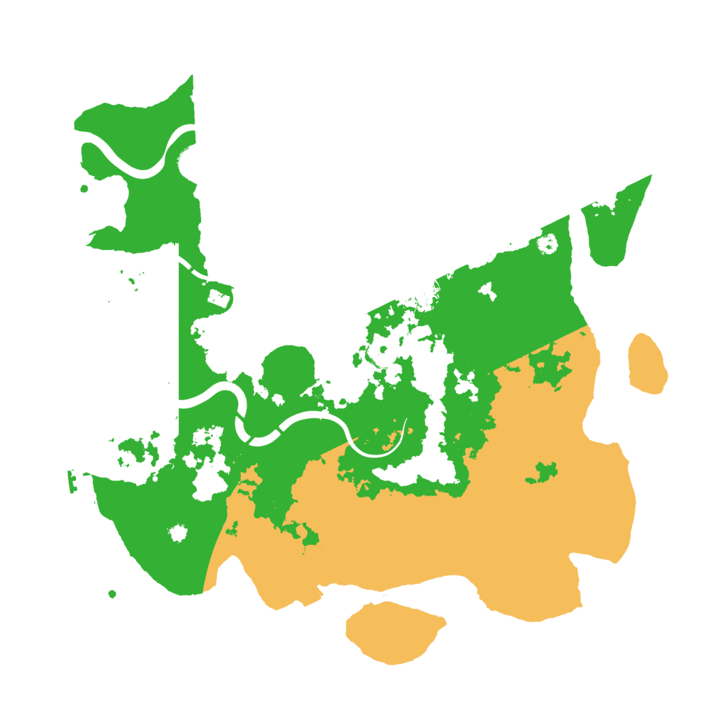 Biome Rust Map: Procedural Map, Size: 3700, Seed: 62
