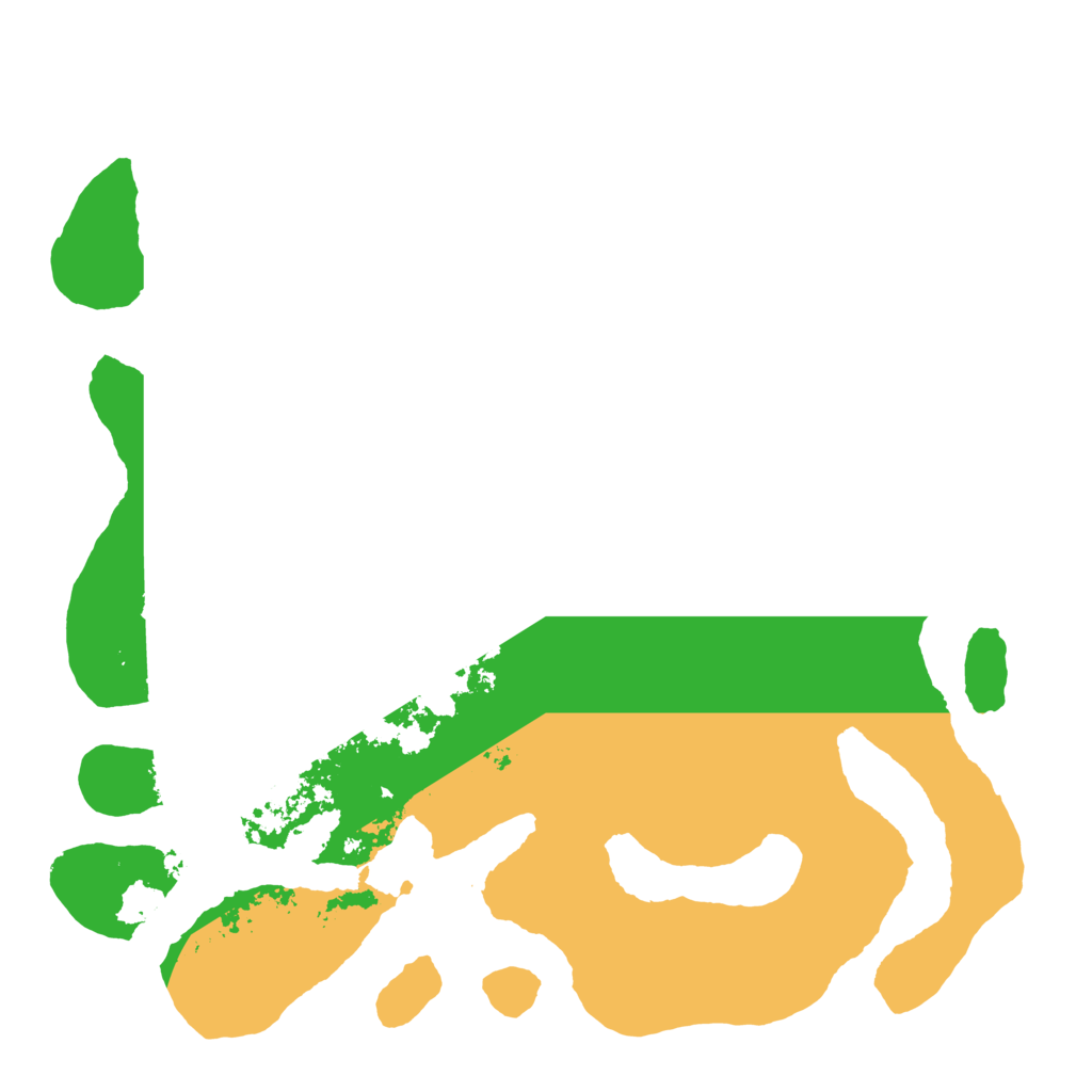 Biome Rust Map: Barren, Size: 4900, Seed: 300005