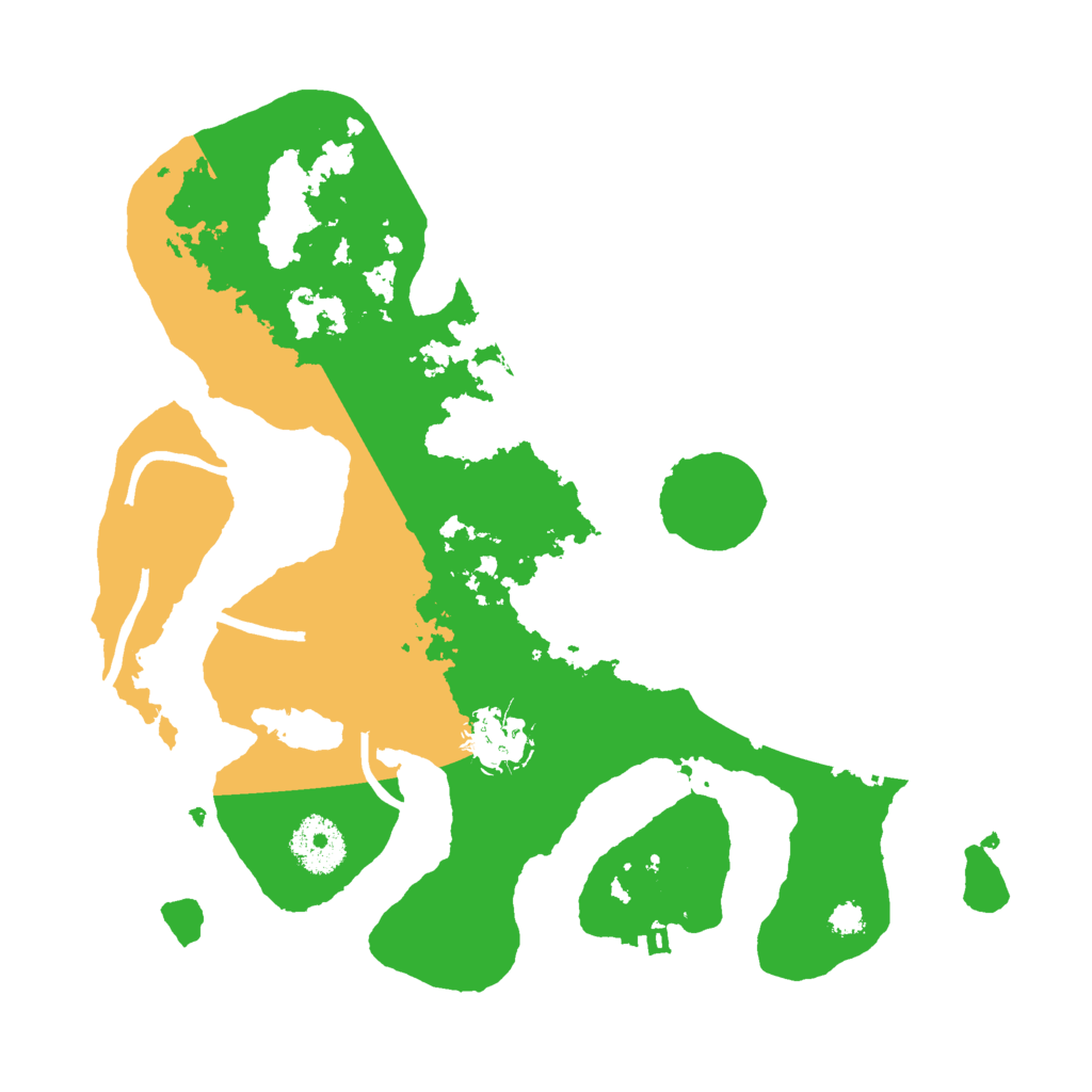 Biome Rust Map: Procedural Map, Size: 3000, Seed: 22753688