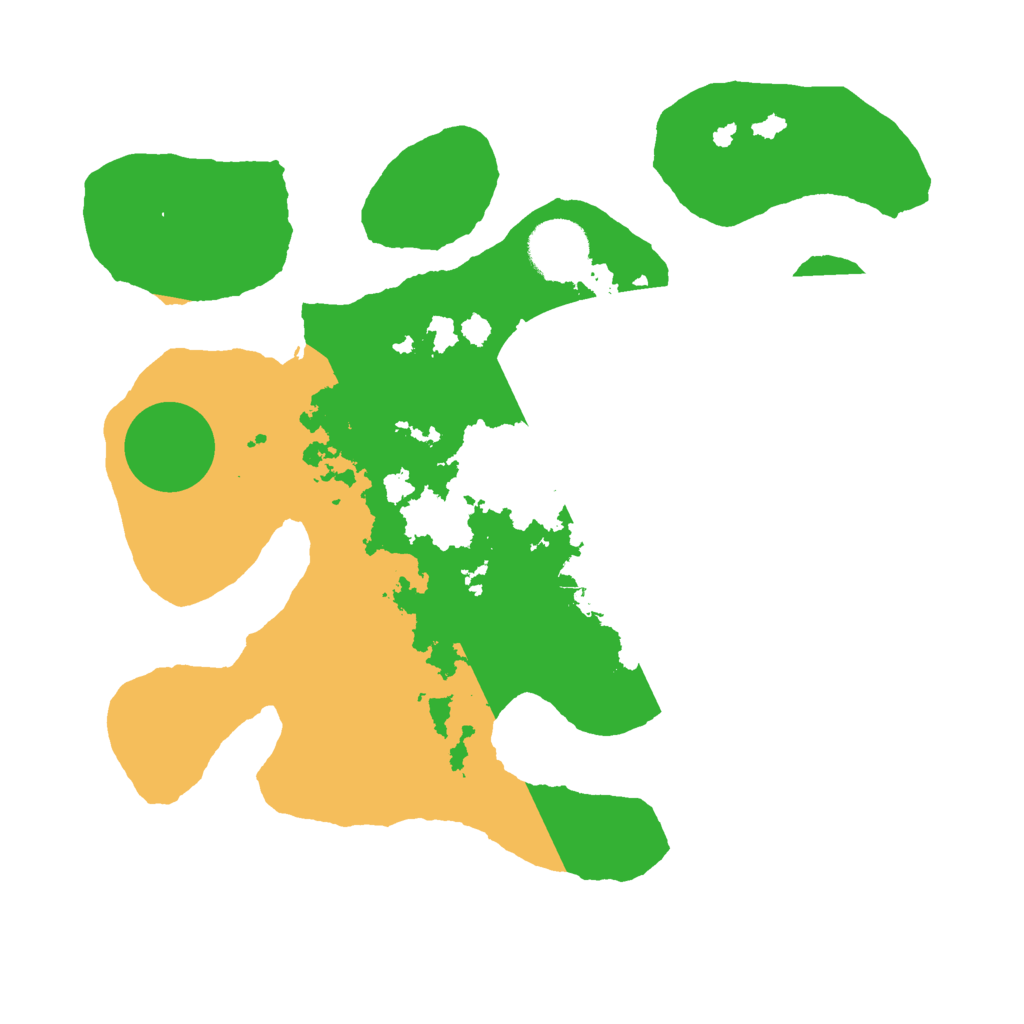 Biome Rust Map: Barren, Size: 3000, Seed: 168