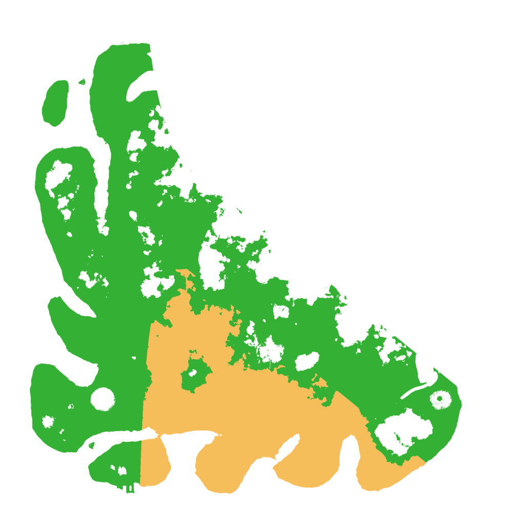 Biome Rust Map: Procedural Map, Size: 4000, Seed: 8827654