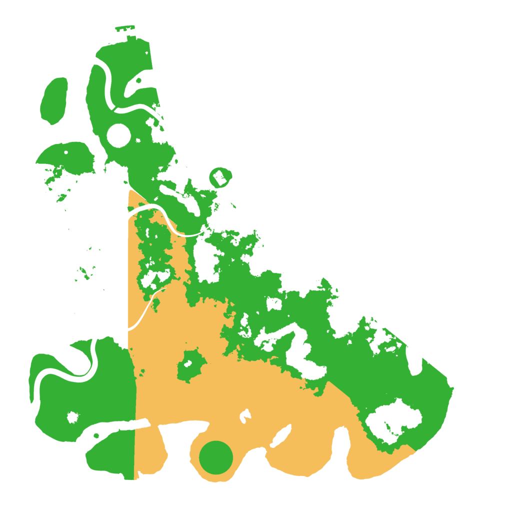 Biome Rust Map: Procedural Map, Size: 4000, Seed: 8827654