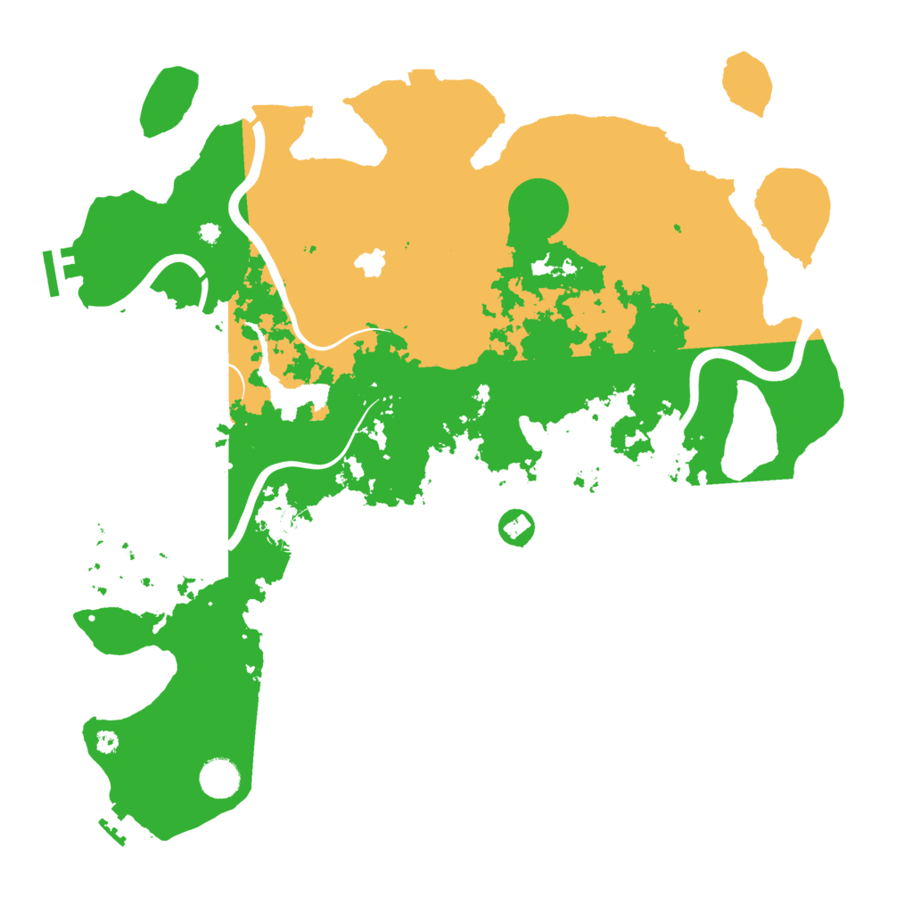 Biome Rust Map: Procedural Map, Size: 4000, Seed: 25473