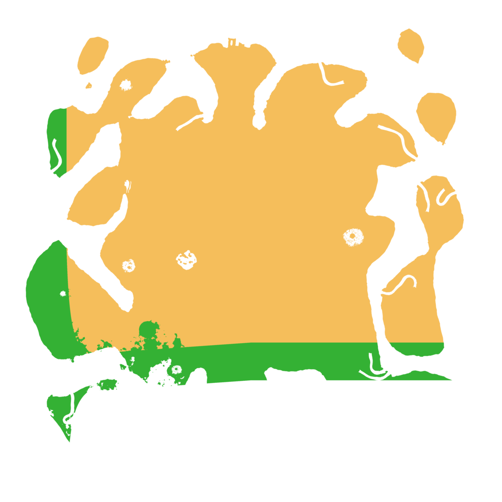 Biome Rust Map: Procedural Map, Size: 4000, Seed: 25473