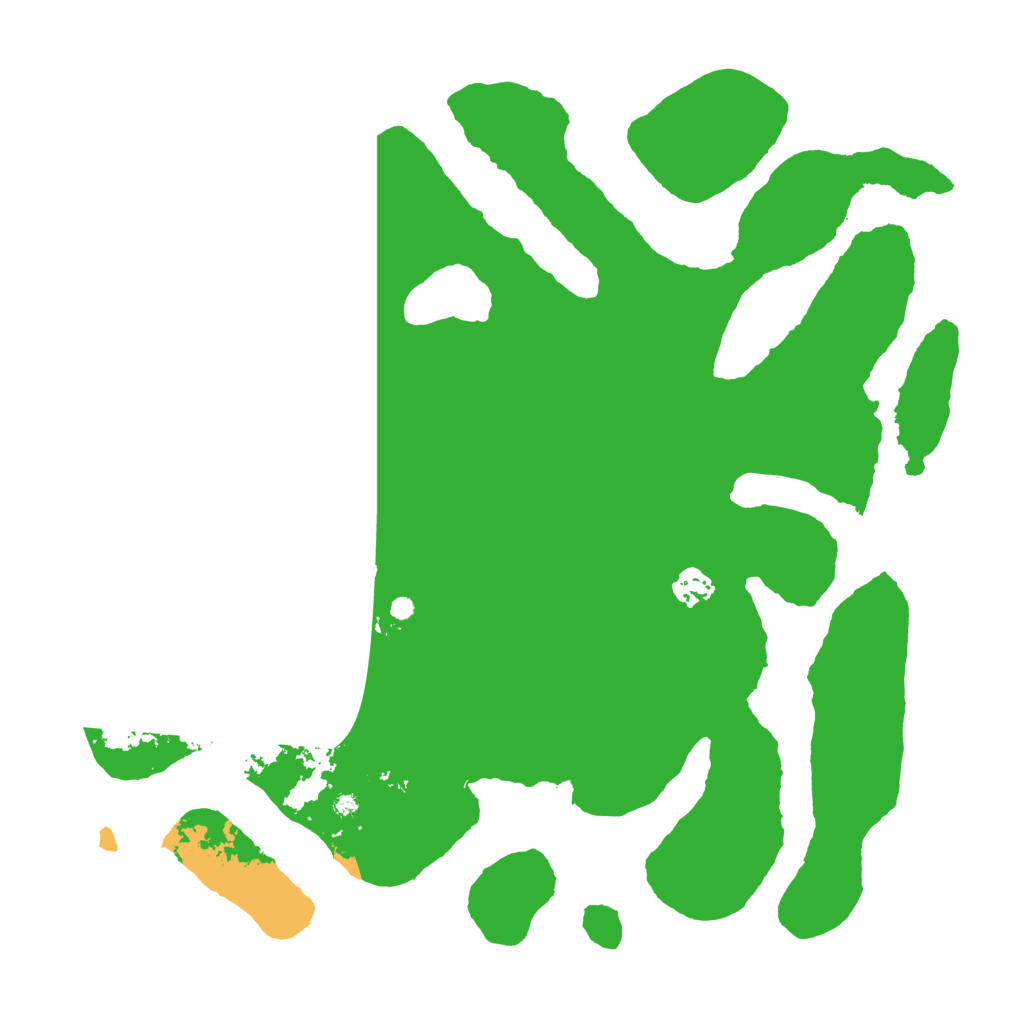 Biome Rust Map: Barren, Size: 4000, Seed: 1234