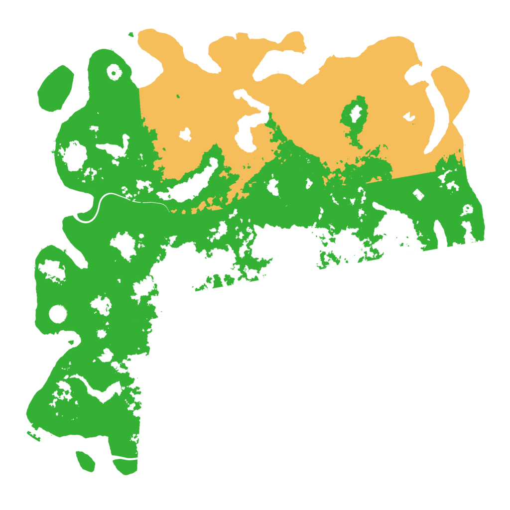 Biome Rust Map: Procedural Map, Size: 5000, Seed: 36425