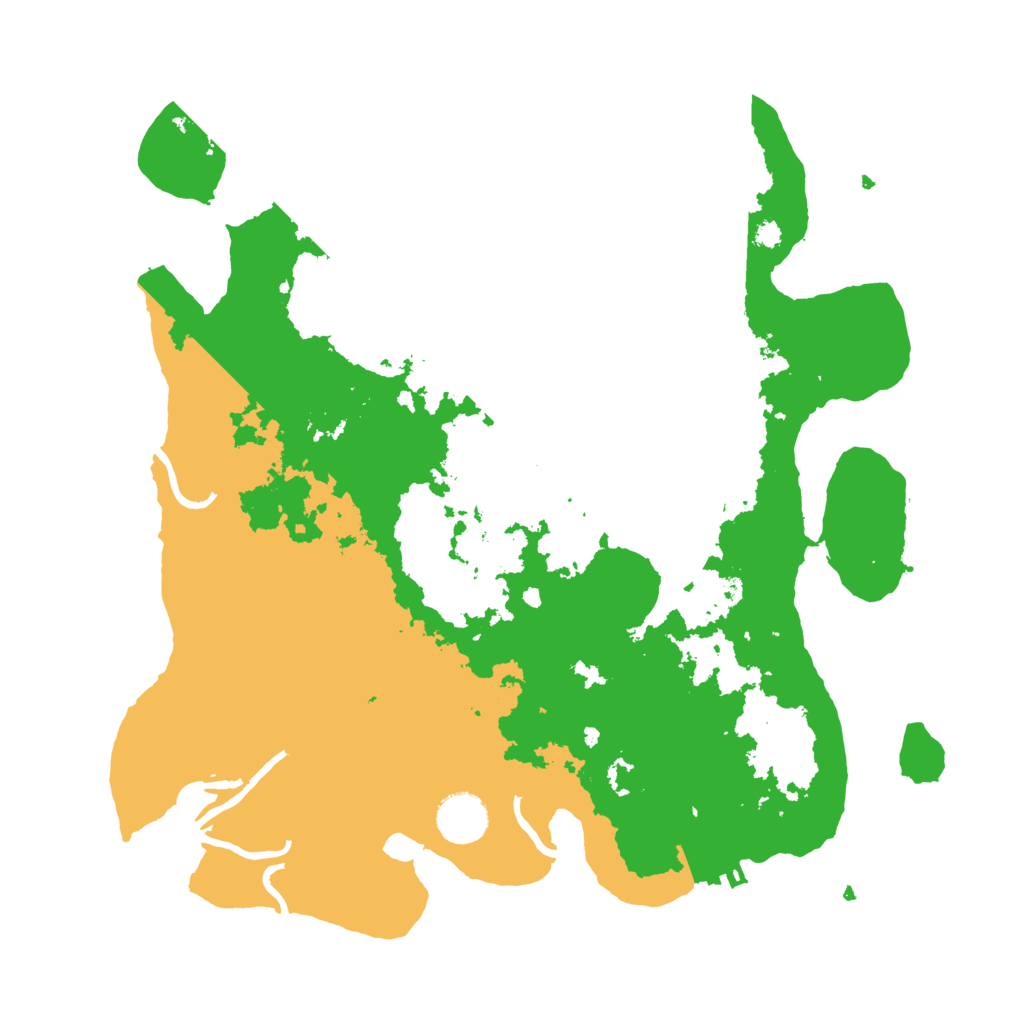Biome Rust Map: Procedural Map, Size: 3550, Seed: 466193