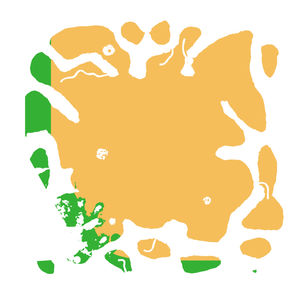 Biome Rust Map: Procedural Map, Size: 4000, Seed: 88887