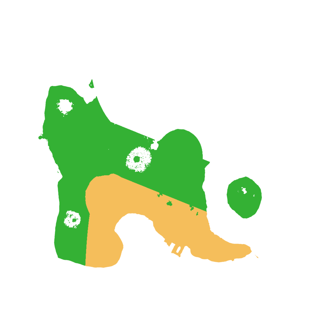 Biome Rust Map: Procedural Map, Size: 1950, Seed: 69