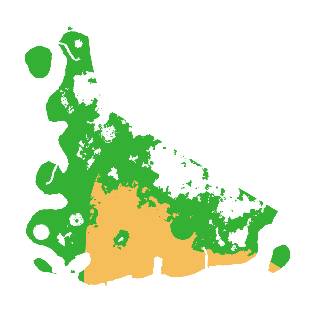 Biome Rust Map: Procedural Map, Size: 3500, Seed: 5041999