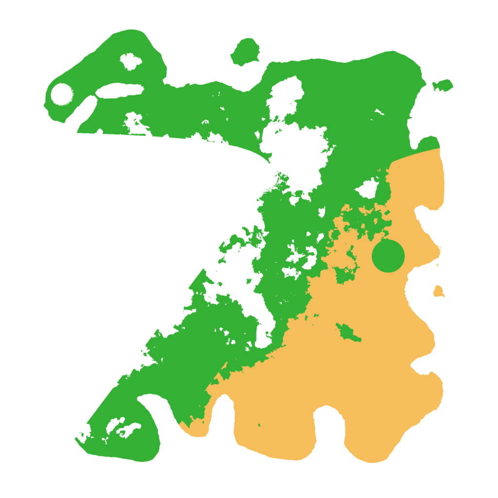 Biome Rust Map: Barren, Size: 4000, Seed: 1032906843