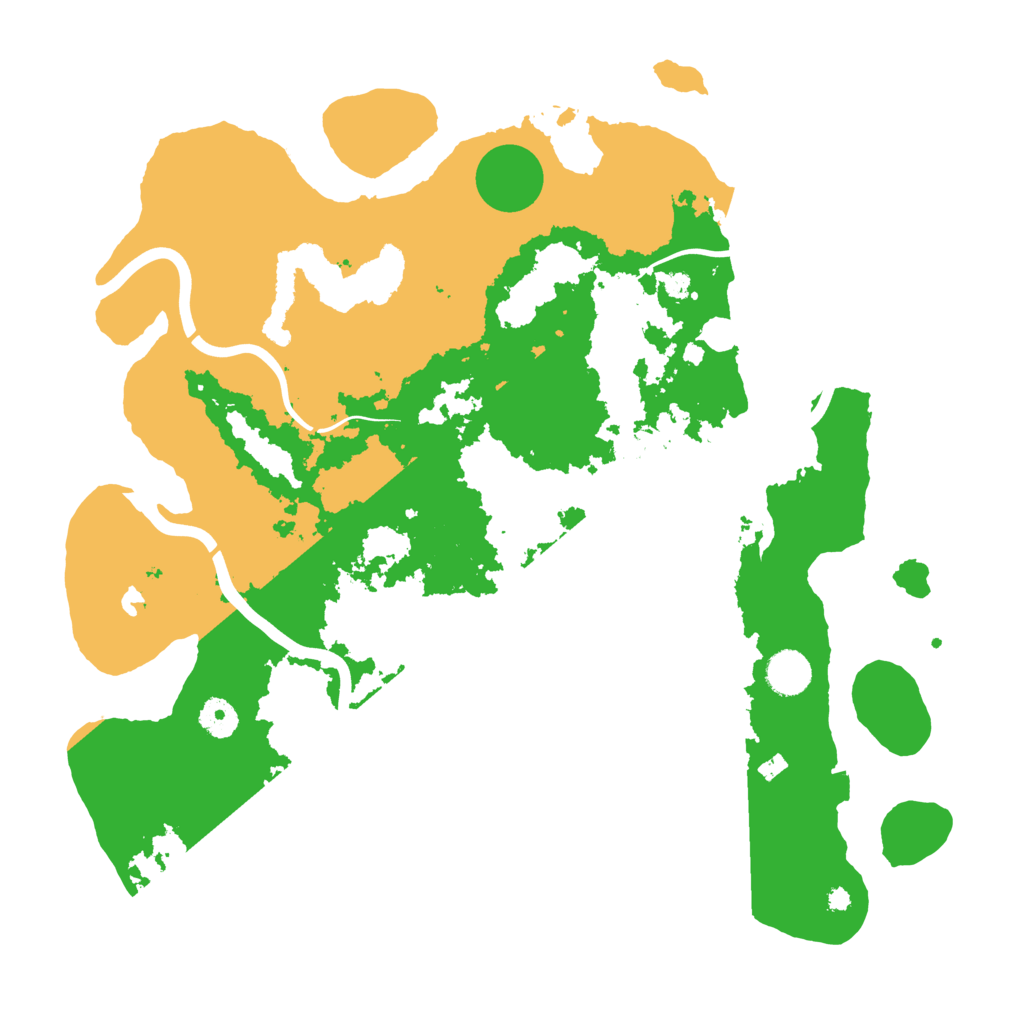 Biome Rust Map: Procedural Map, Size: 4000, Seed: 126639053