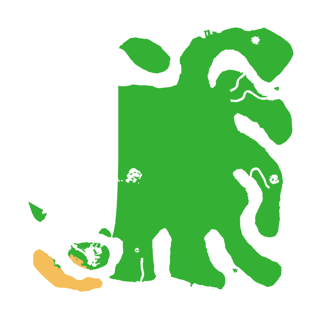 Biome Rust Map: Procedural Map, Size: 3500, Seed: 421