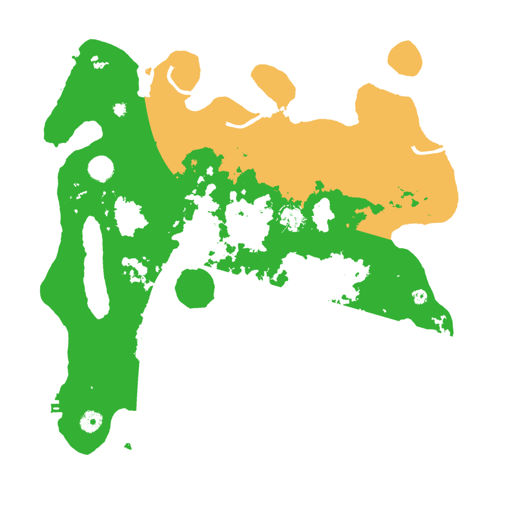 Biome Rust Map: Procedural Map, Size: 3500, Seed: 2079632967