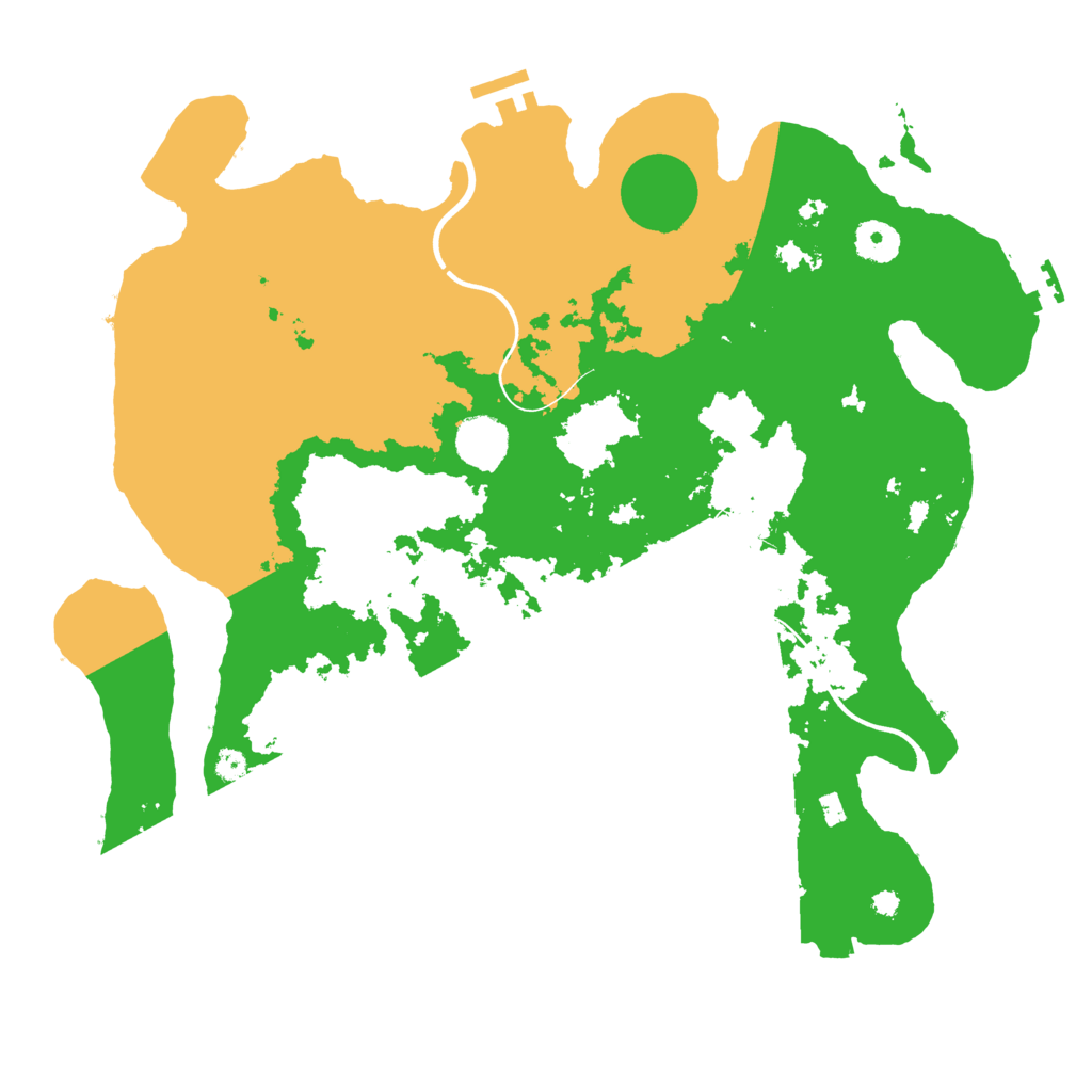 Biome Rust Map: Procedural Map, Size: 3750, Seed: 732015823