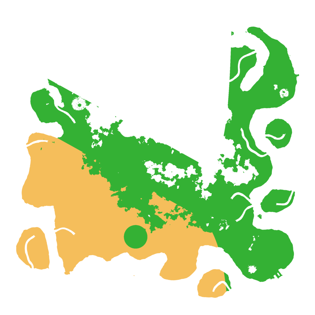 Biome Rust Map: Procedural Map, Size: 3550, Seed: 545667