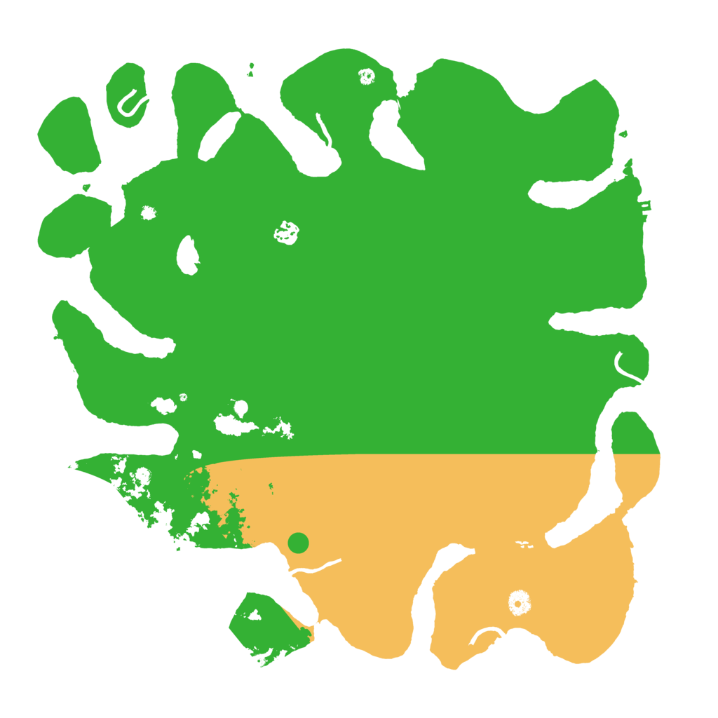 Biome Rust Map: Procedural Map, Size: 4500, Seed: 2438911