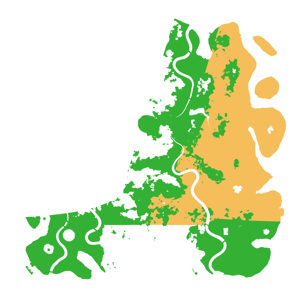 Biome Rust Map: Procedural Map, Size: 4500, Seed: 5447979
