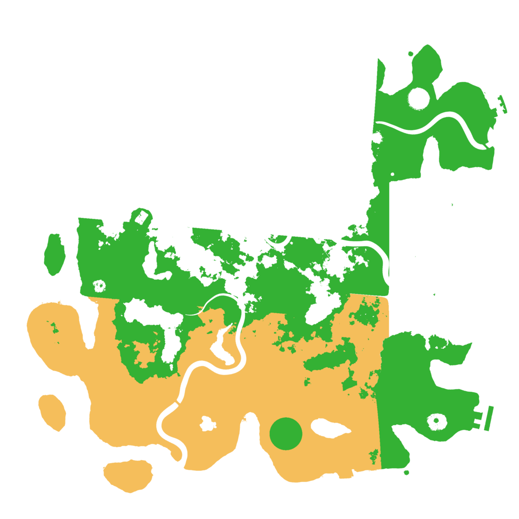 Biome Rust Map: Procedural Map, Size: 4200, Seed: 13186876