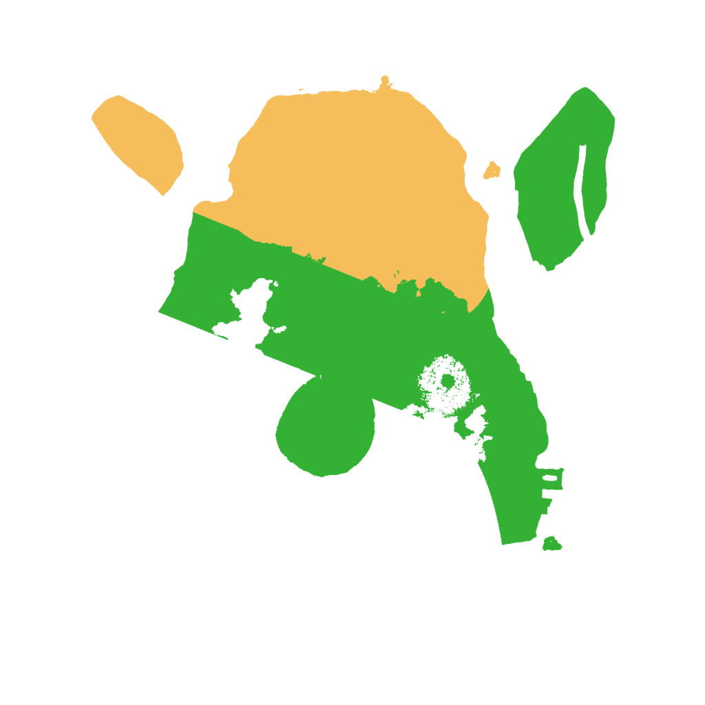 Biome Rust Map: Procedural Map, Size: 2000, Seed: 45678934