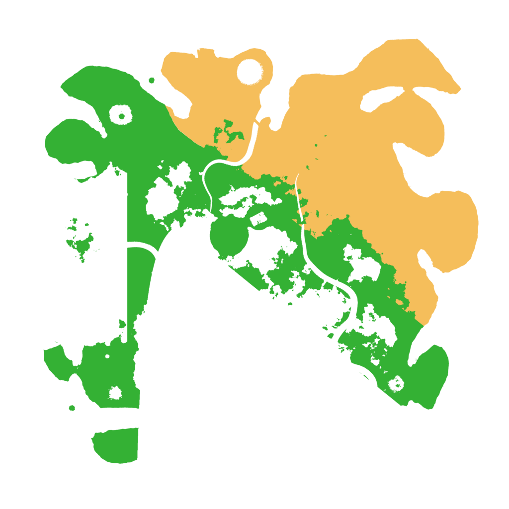 Biome Rust Map: Procedural Map, Size: 3500, Seed: 1913716