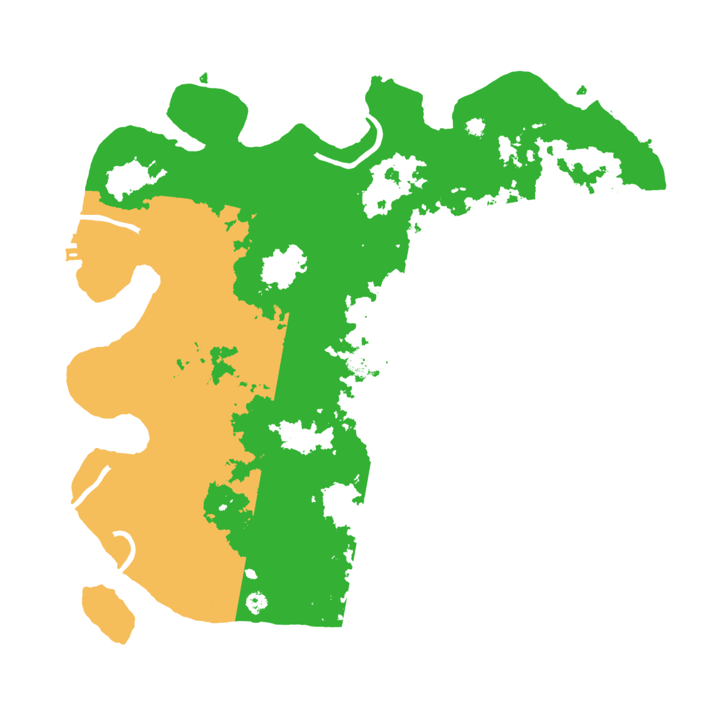 Biome Rust Map: Procedural Map, Size: 3500, Seed: 1940701