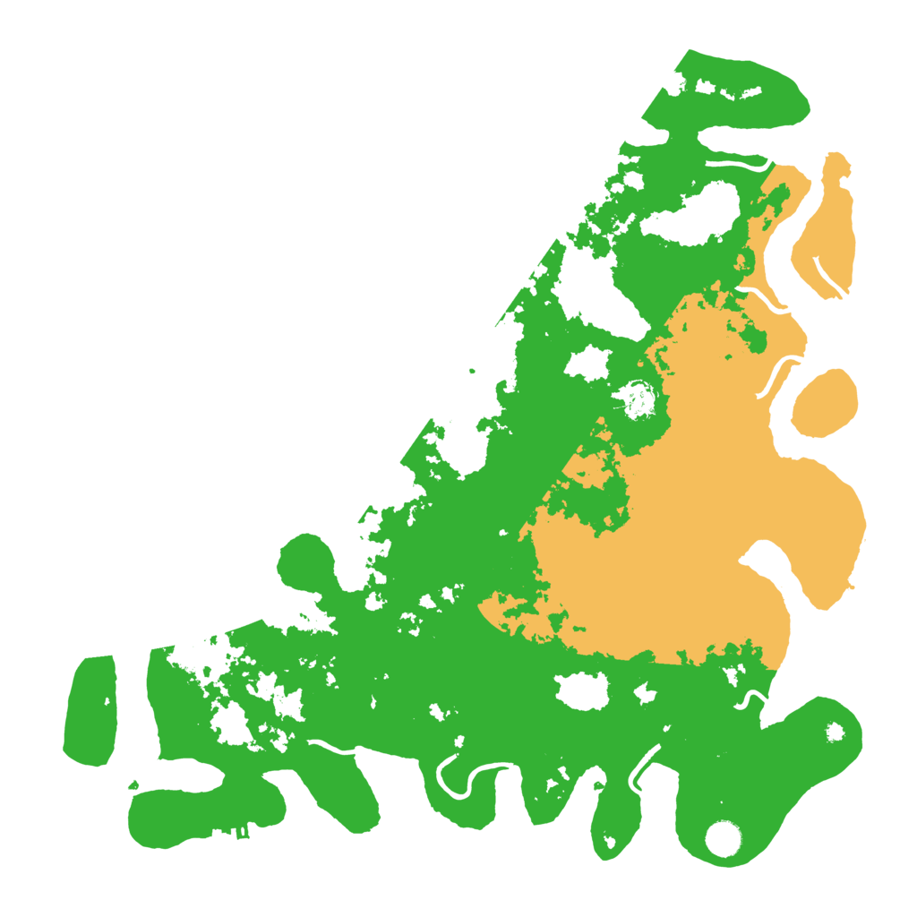Biome Rust Map: Procedural Map, Size: 4500, Seed: 5799270