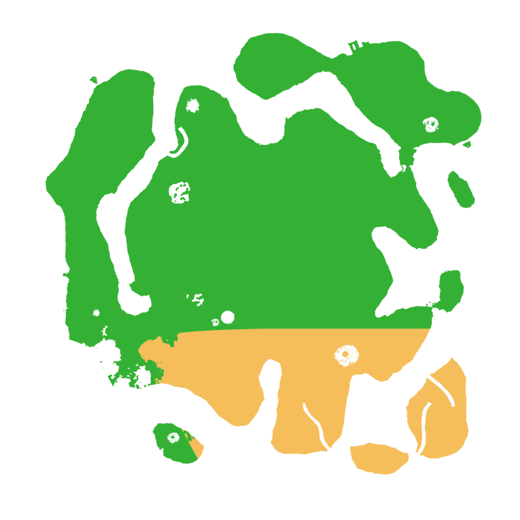 Biome Rust Map: Procedural Map, Size: 3500, Seed: 4456546