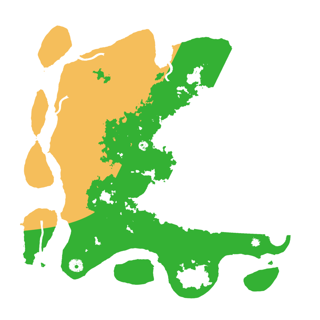 Biome Rust Map: Procedural Map, Size: 3500, Seed: 5112210