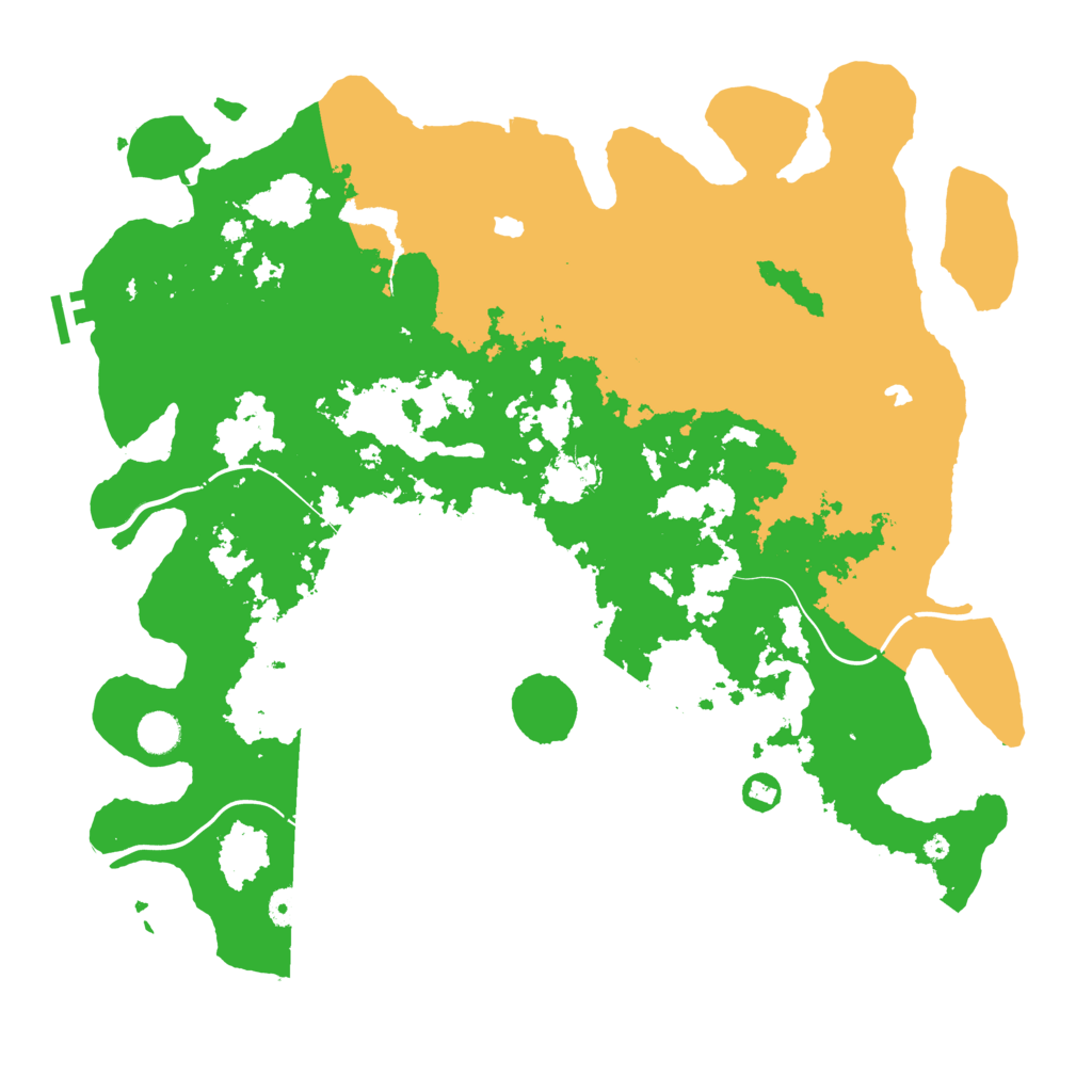 Biome Rust Map: Procedural Map, Size: 4500, Seed: 3653450