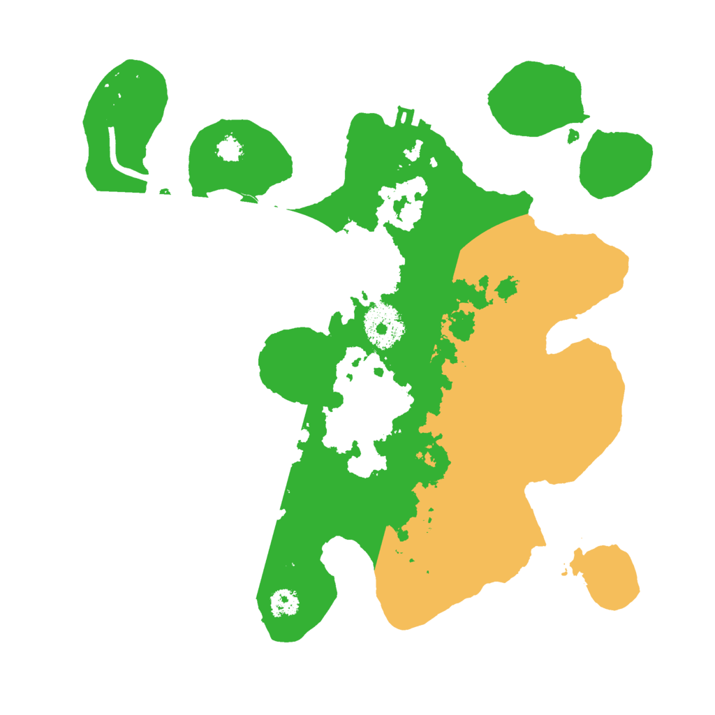 Biome Rust Map: Procedural Map, Size: 2600, Seed: 1352374671