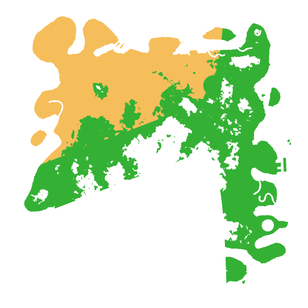 Biome Rust Map: Procedural Map, Size: 4500, Seed: 4585812