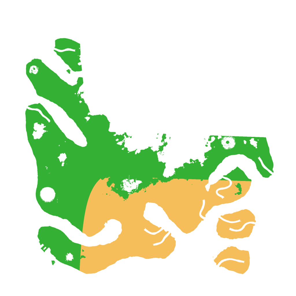 Biome Rust Map: Procedural Map, Size: 3500, Seed: 815693659